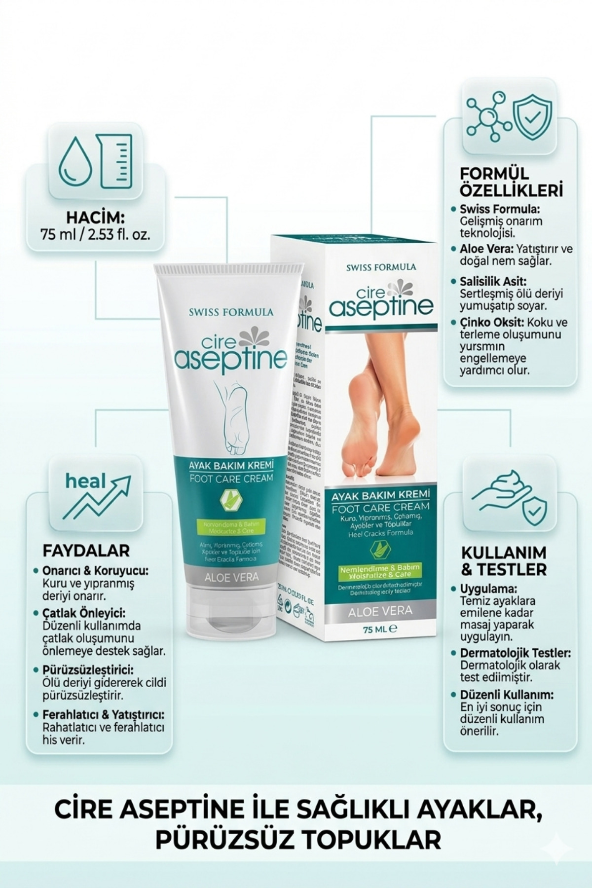 AYAK BAKIM KREMI 75 ML