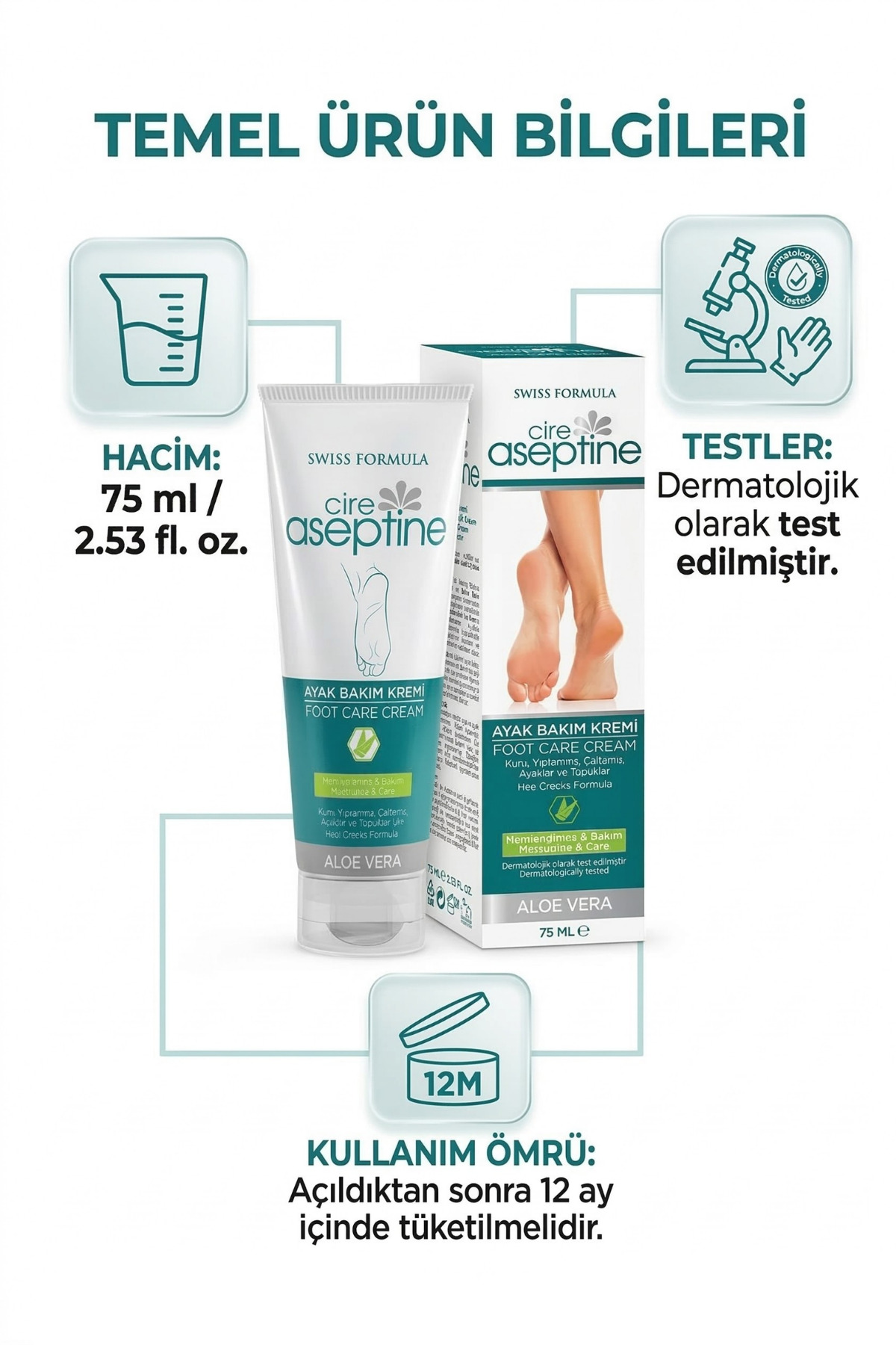 AYAK BAKIM KREMI 75 ML