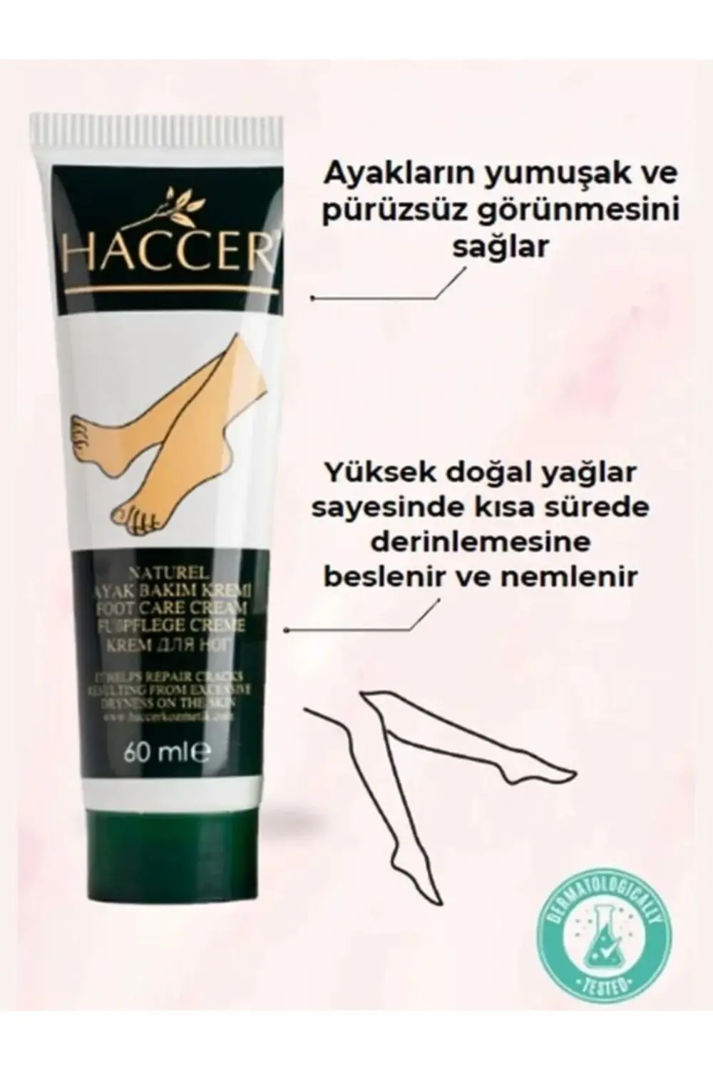 Ayak Bakım Kremi Topuk Çatlak Kremi 60 Gr