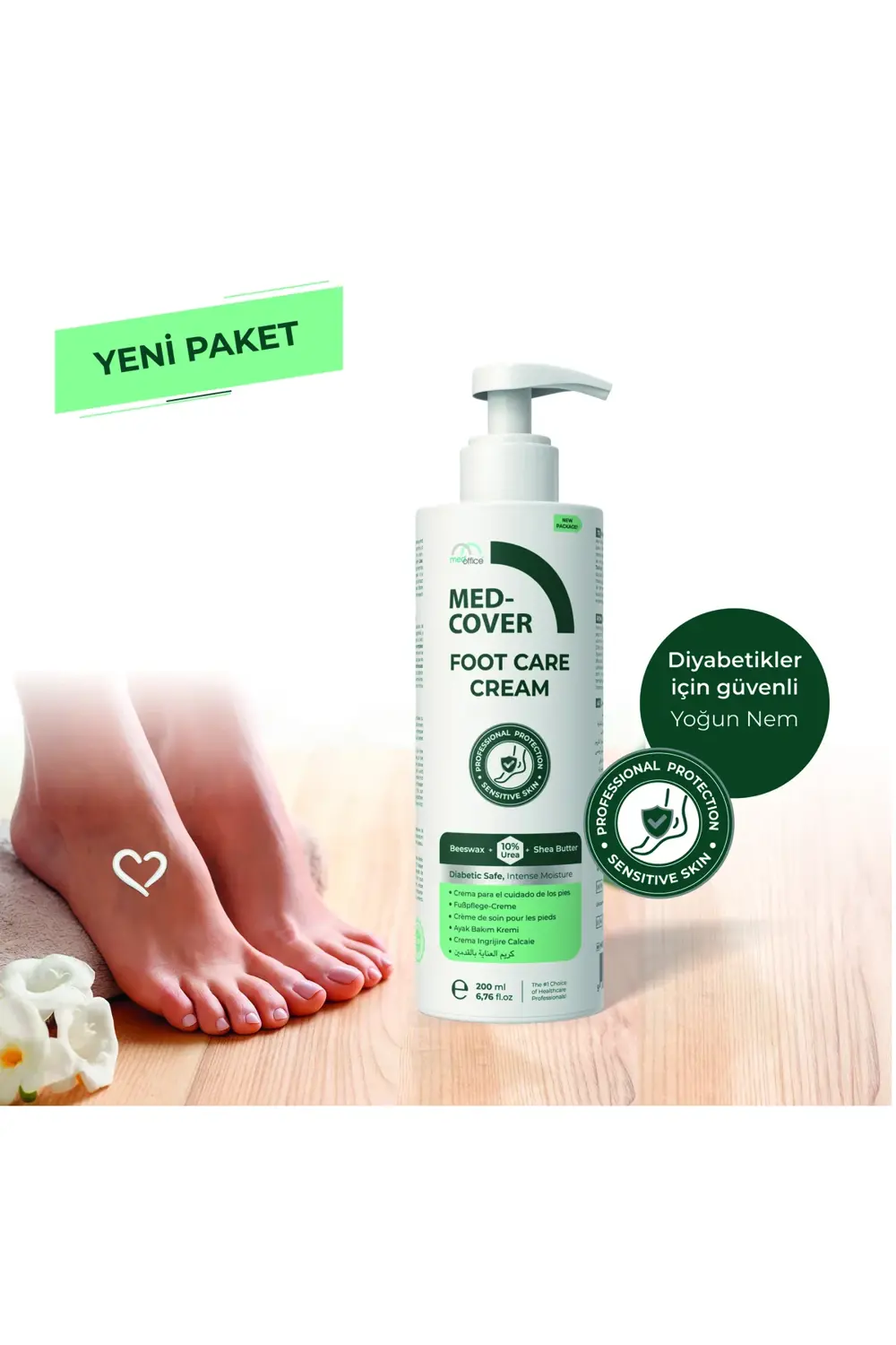 Ayak Bakım Kremi – Uyumlu & Hassas Ciltlere Özel (%10 Üre, Shea B