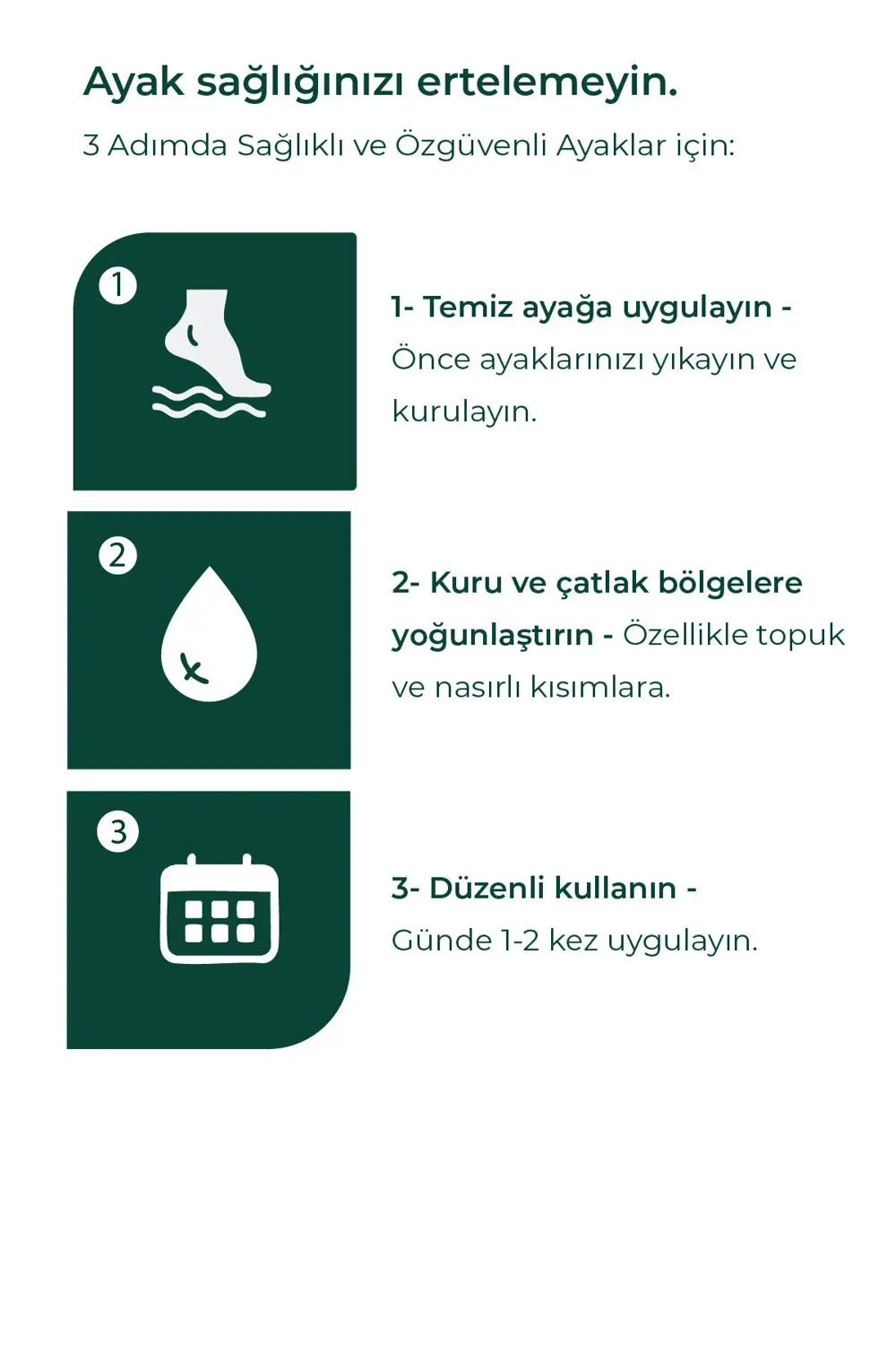 Ayak Bakım Kremi x 3 adet– Uyumlu & Hassas Ciltlere Özel (%10 Üre Ayak Bakım Kremi x 3 adet– Uyumlu & Hassas Ciltlere Özel (%10 Üre