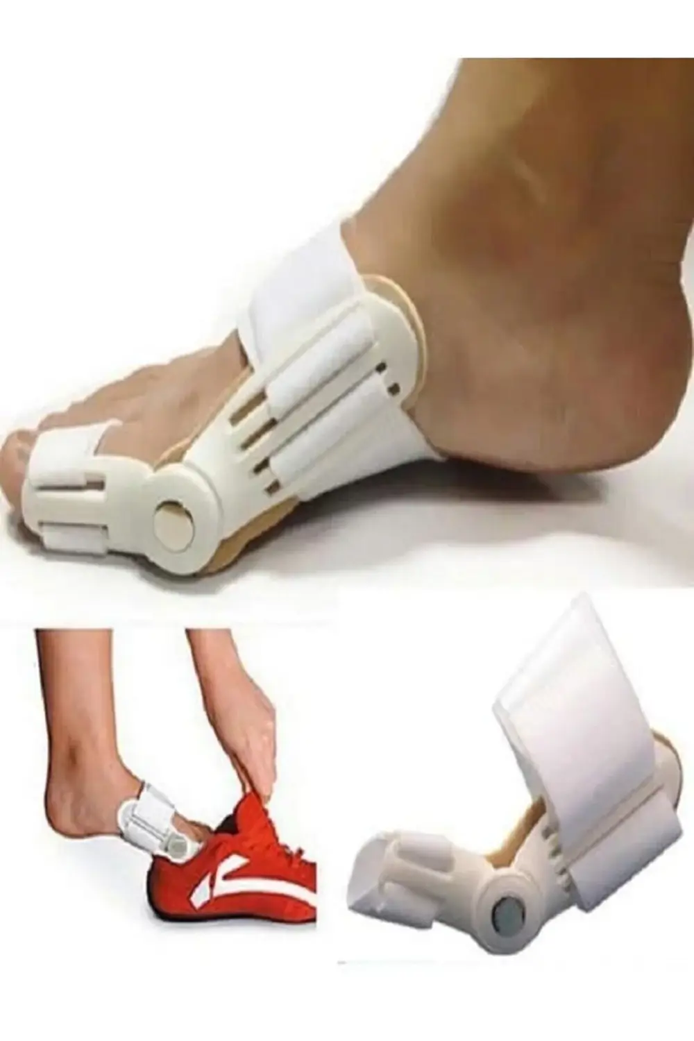 Ayak Baş Parmak Kemik Düzeltici 1. Kalite Halluks Valgus Makaralı