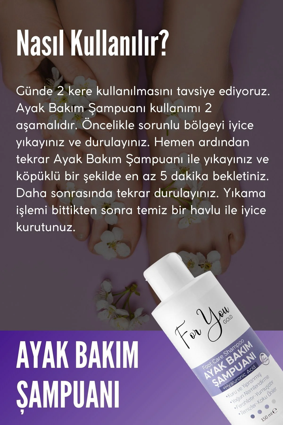 Ayak, El,tırnak Bakımı, Tırnak Mantarı-koku-kaşıntı Önleme Ayak B