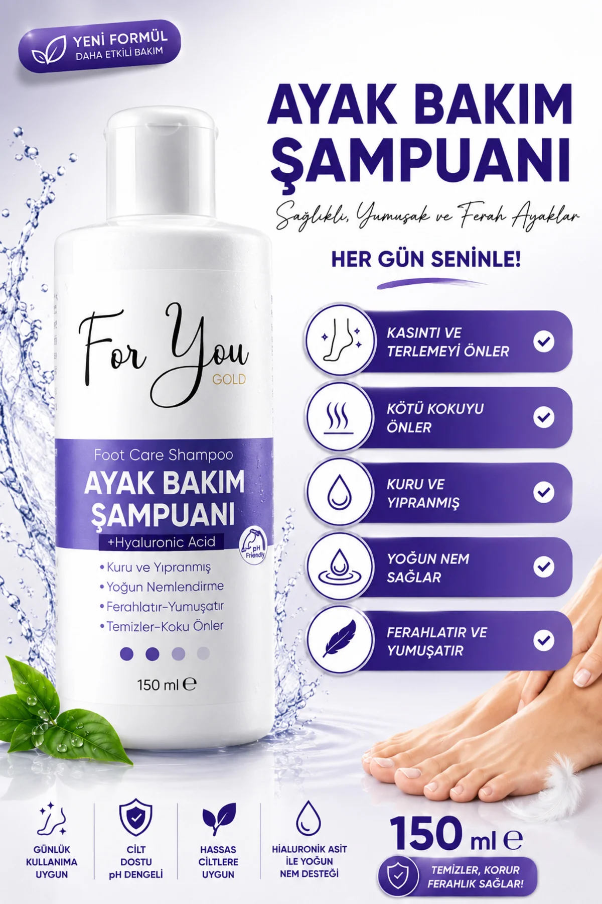 Ayak, El,tırnak Bakımı, Tırnak Mantarı-koku-kaşıntı Önleme Ayak B