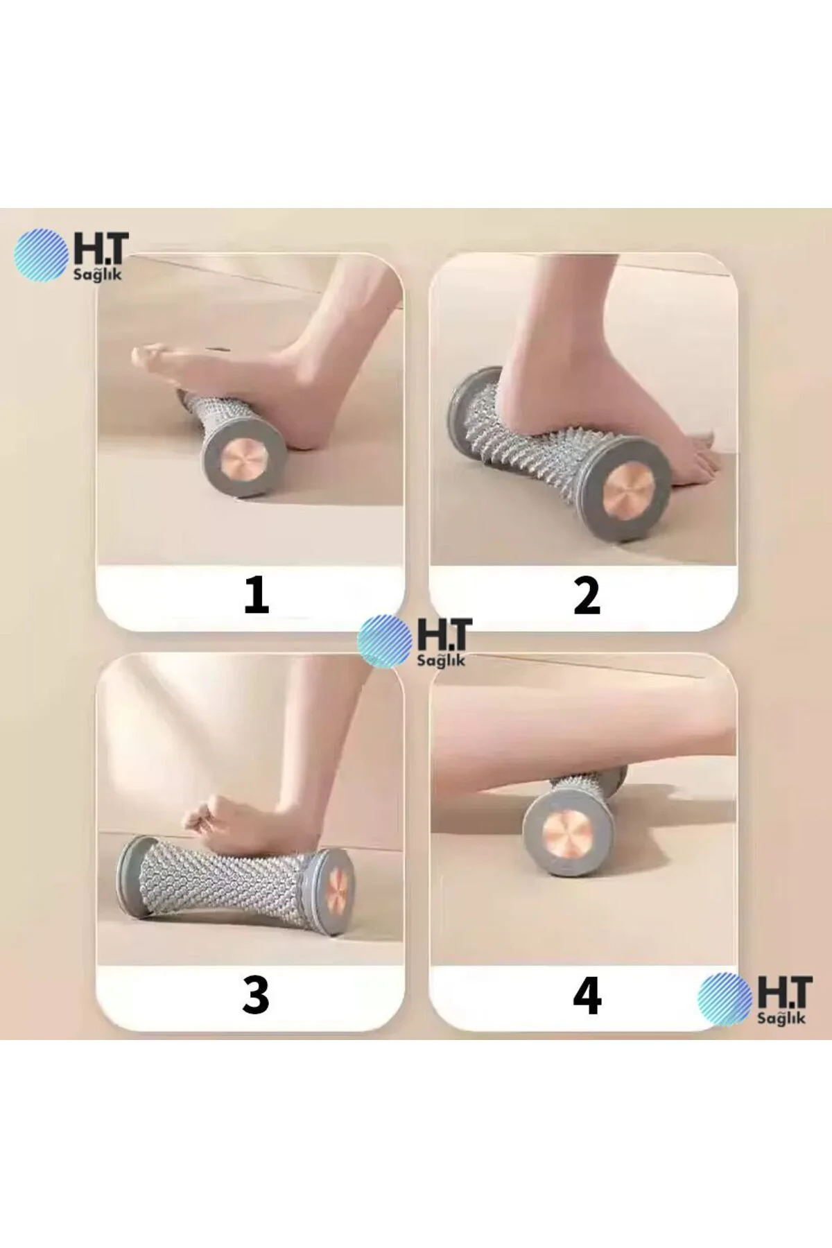 Ayak Masaj Aleti Masaj ve Plantar Fasiit Rulosu Kas Gevşetici Fitness Yoga Ayak Masaj Aleti Masaj ve Plantar Fasiit Rulosu Kas Gevşetici Fitness Yoga