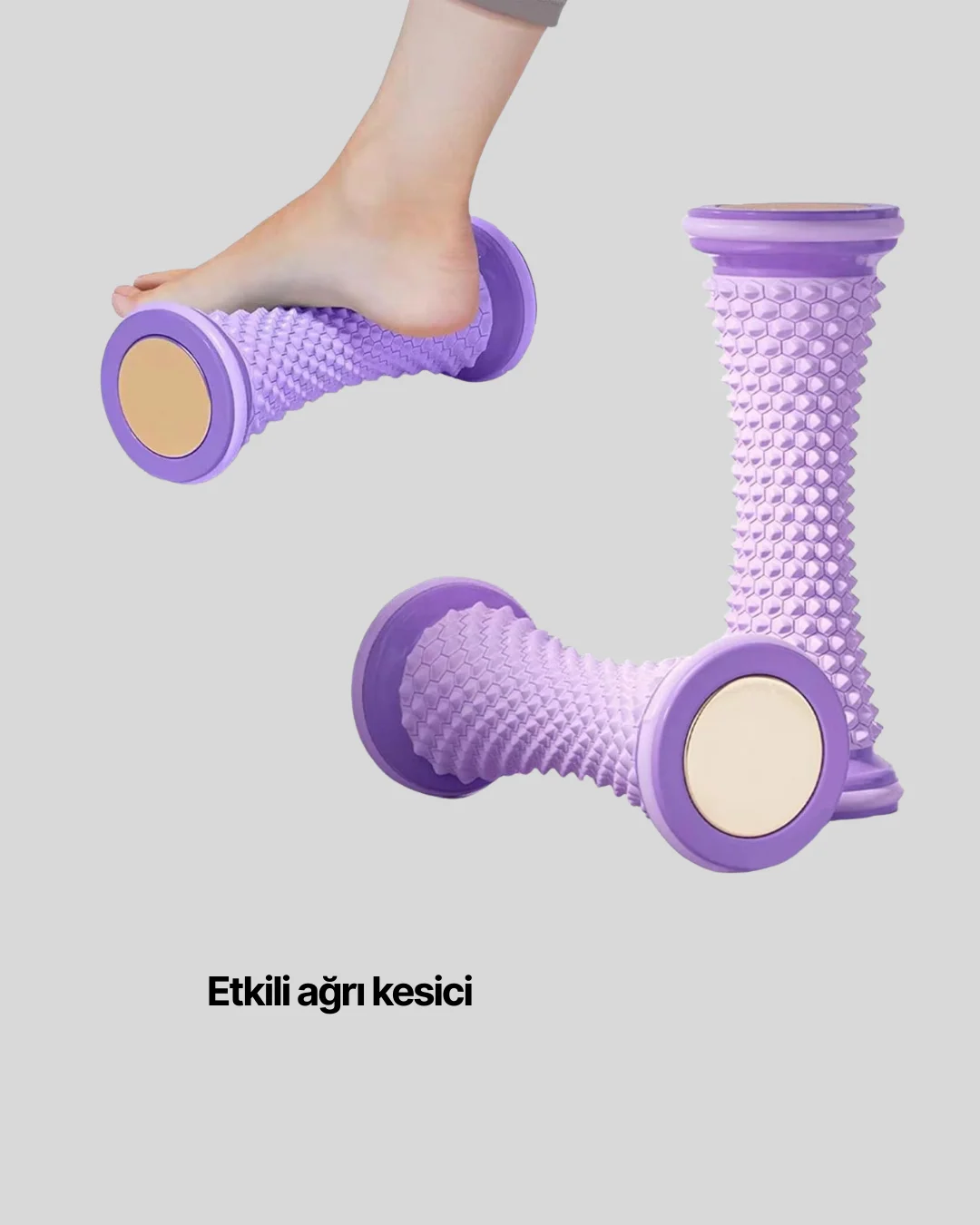 Ayak Masaj Rulosu Akupresur Silindir Kas Gevşetici Taşınabilir