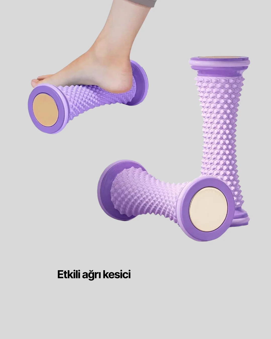 Ayak Masaj Rulosu Akupresur Silindir Kas Gevşetici Taşınabilir
