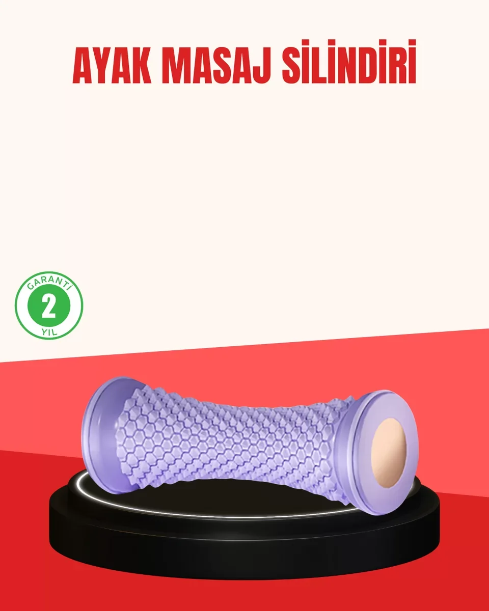 Ayak Masaj Silindiri - Derin Doku Masajı ve Kirpi Topu ile Ayak Ağrılarına Son