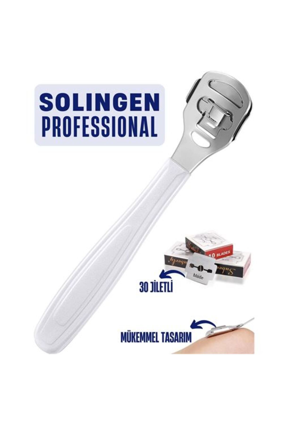 Ayak Taban Nasır Raspa Seti Solingen Profesyonel