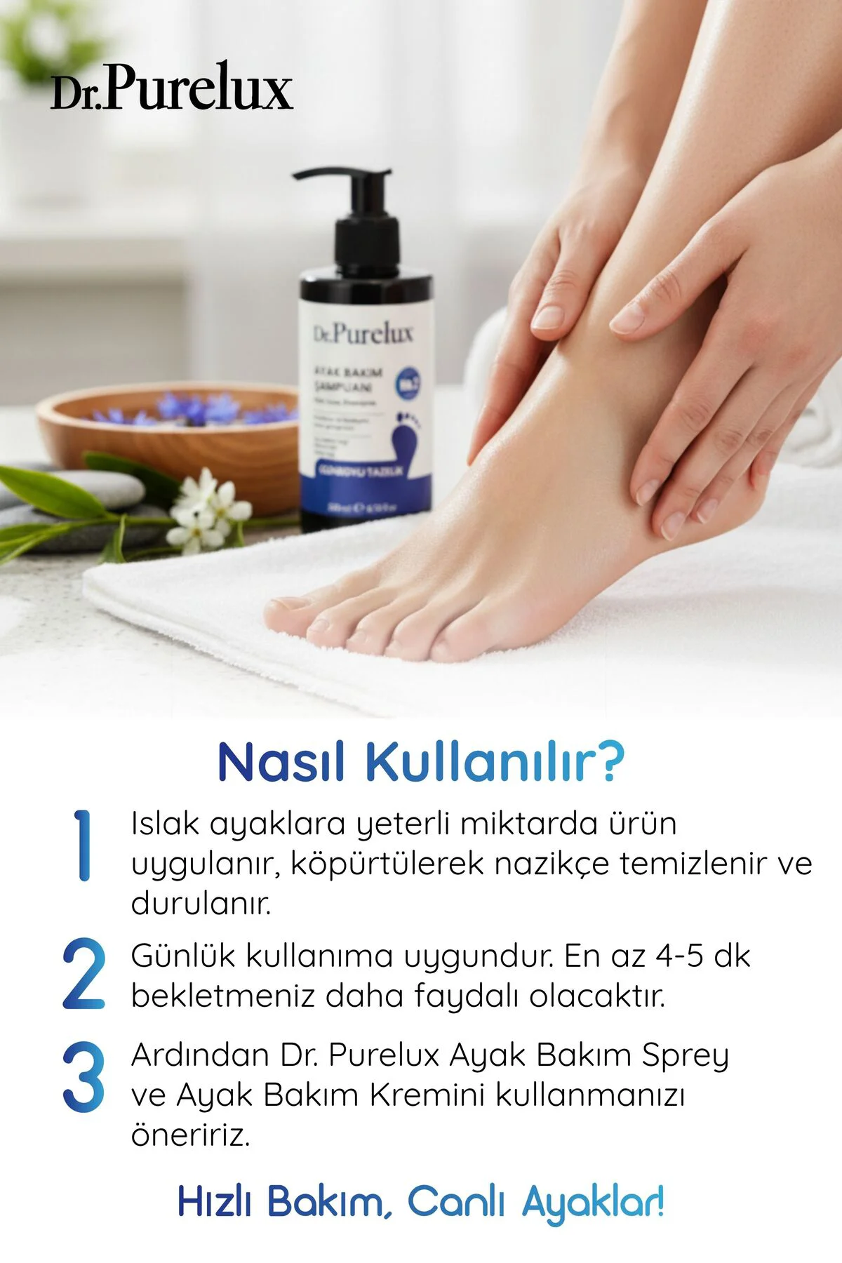 Ayak Tırnak Bakım, Koku - Mantar - Karşıtı Ayak Bakım Şampuanı 20