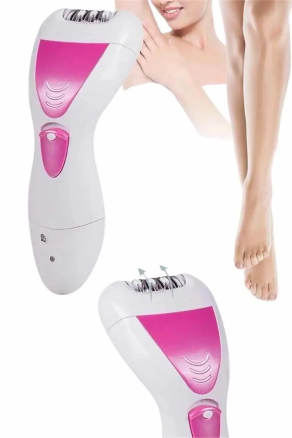 Ayak Törpü Başlıklı Epilatör Aleti 4 Başlıklı Taşınabilir Şarjlı