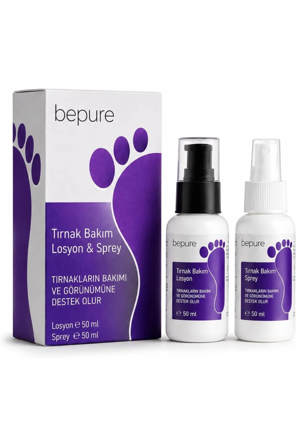 Ayak Ve Tırnak Mantarı, Ve Koku Için Losyon & Sprey Seti 100 ml (