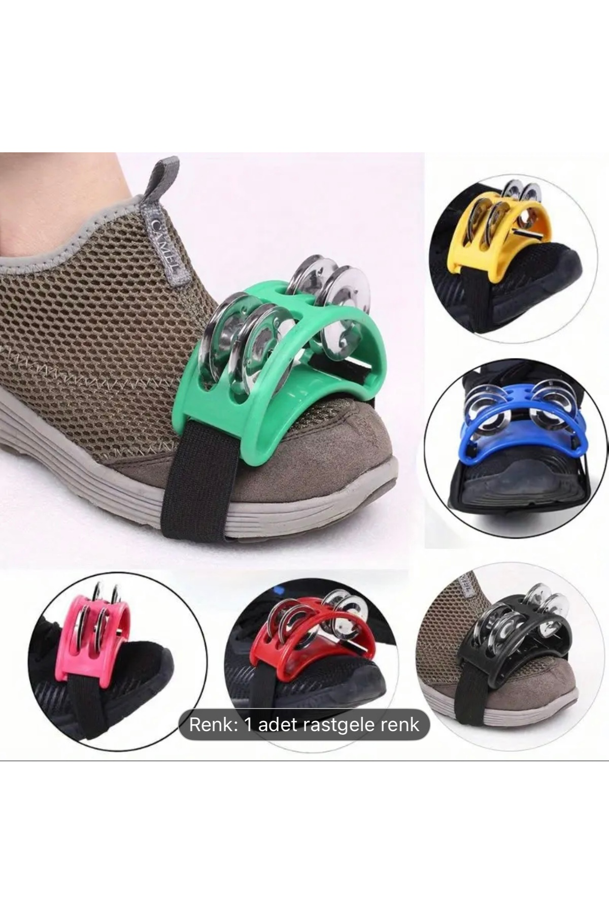 Ayak Zili Kaliteli Lastikli Her Ayağa Uyumlu Ritim Aleti