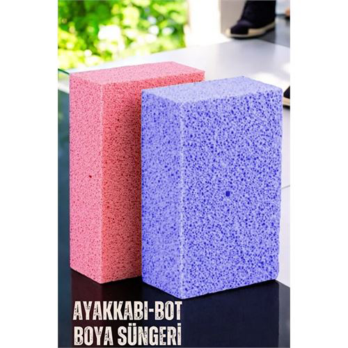 Ayakkabı Boya Süngeri Bot Boyası Süngeri 2 Adet Ayakkabı Boya Süngeri Bot Boyası Süngeri 2 Adet