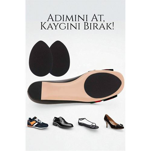 Ayakkabı Tabanına Yapışan Kaydırmaz Ped - Düşme Önleyici, Kendind
