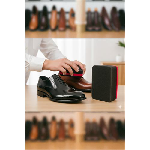 Ayakkabı ve Deri Parlatıcı Sünger – Kompakt Boy, Anında Parlaklık