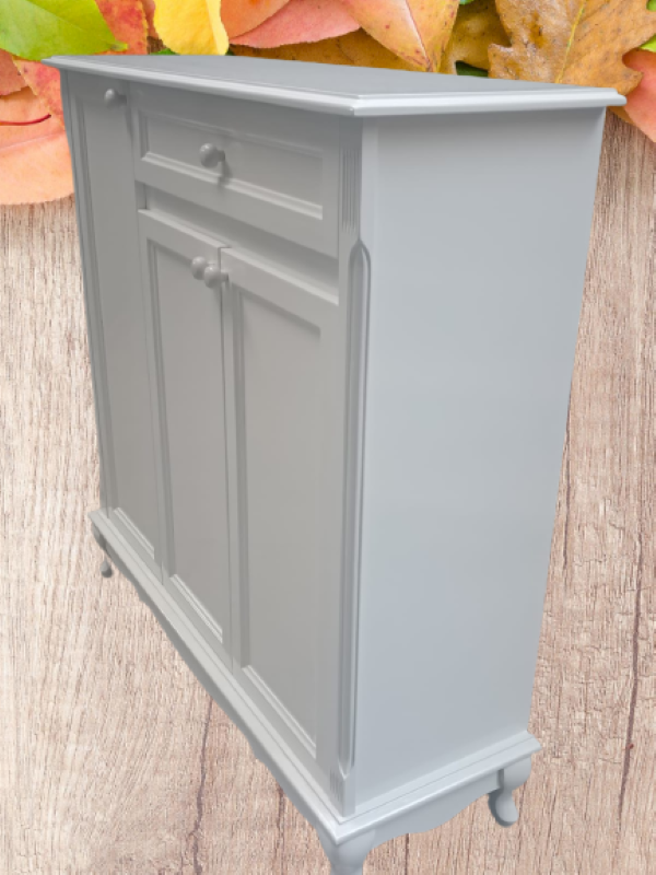 Ayakkabılık 12225 Klasik Kayın Avangart Aslan Ayak Parlak Beyaz 3