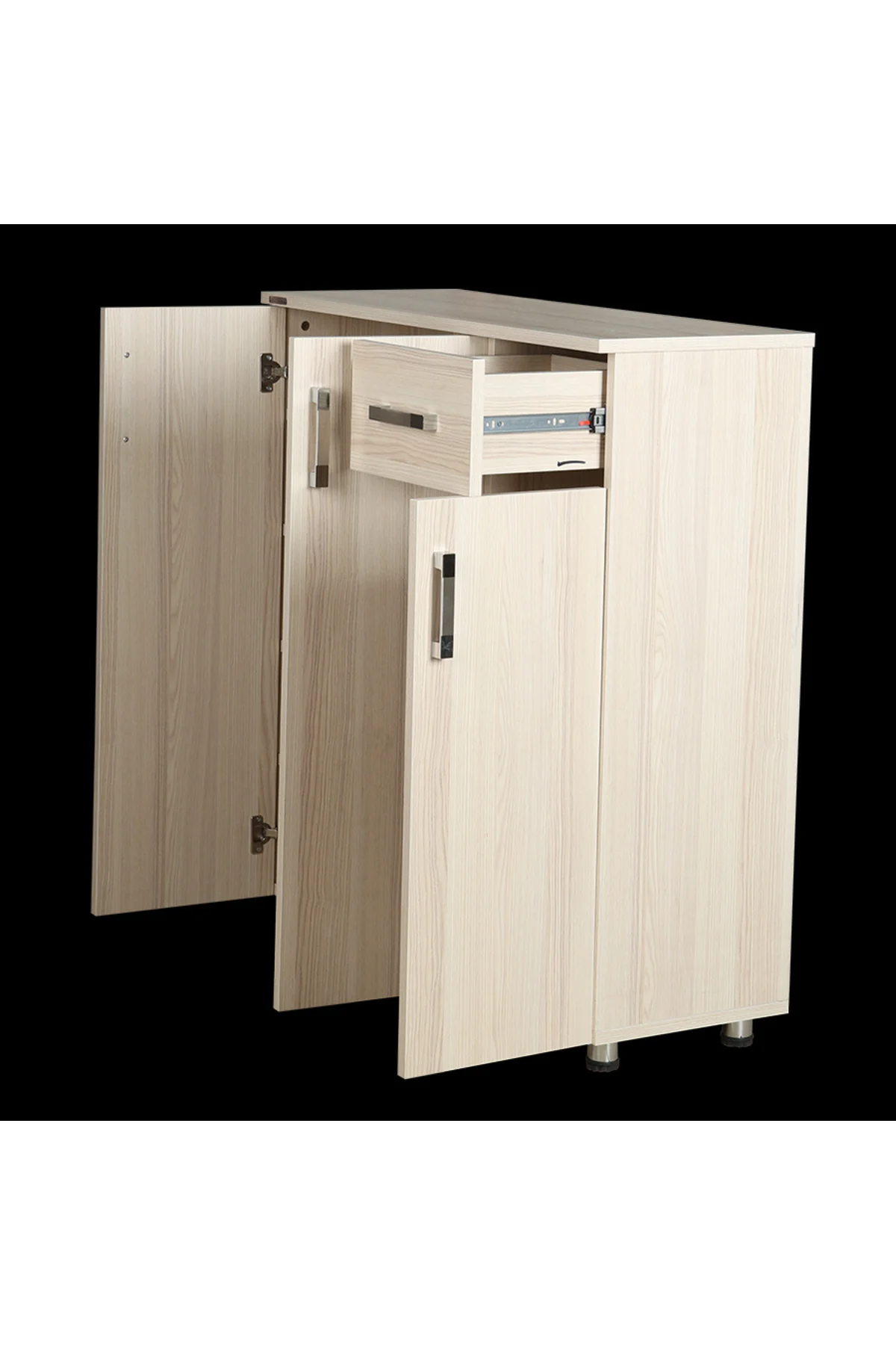 Ayakkabılık 12953 Beyaz Çok Amaç Model Akçaağaç Hard suntalam Demonta El Yapım - Görsel 3