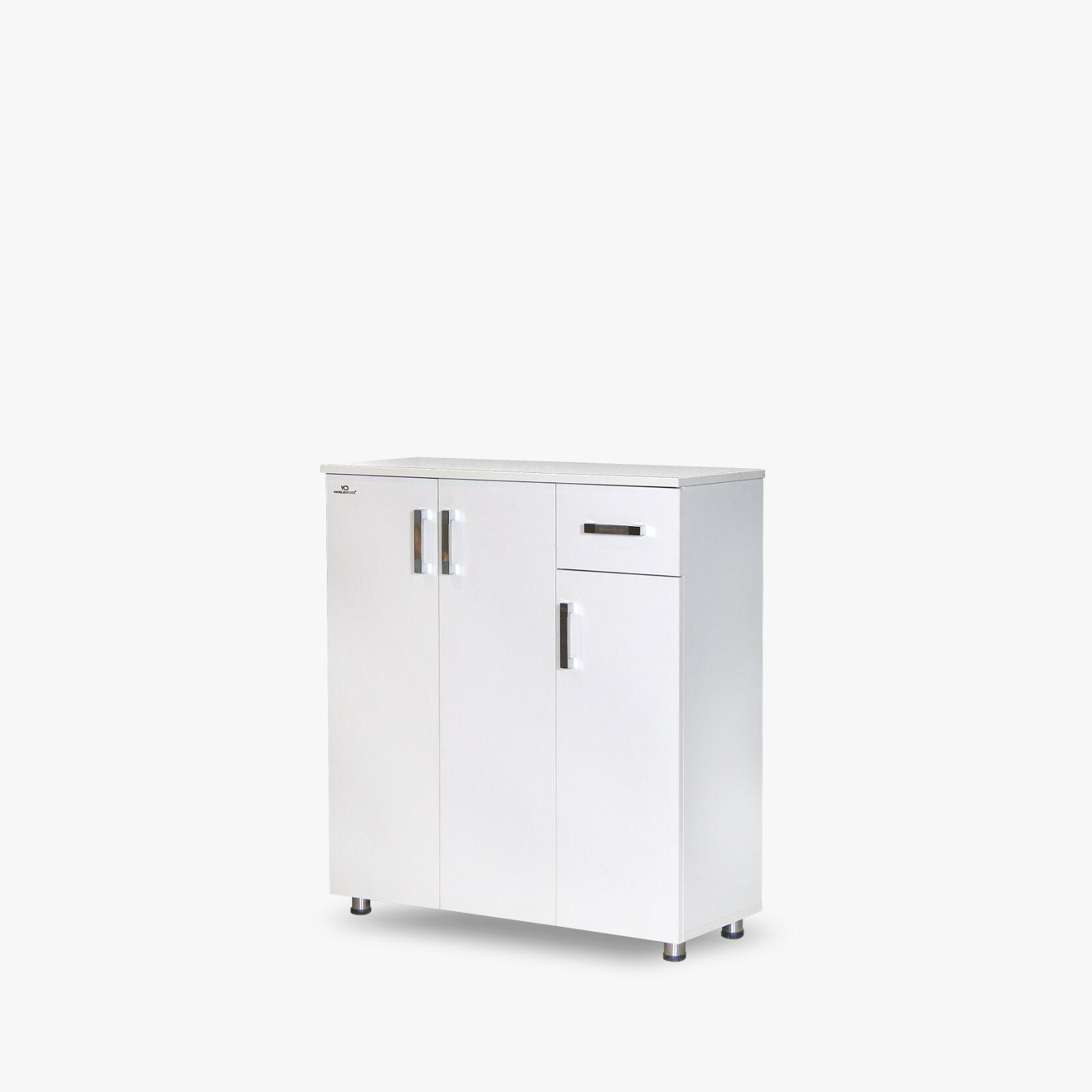 Ayakkabılık 14014 Çok Amaç Model Parlak BEYAZ Hard suntalem Demon