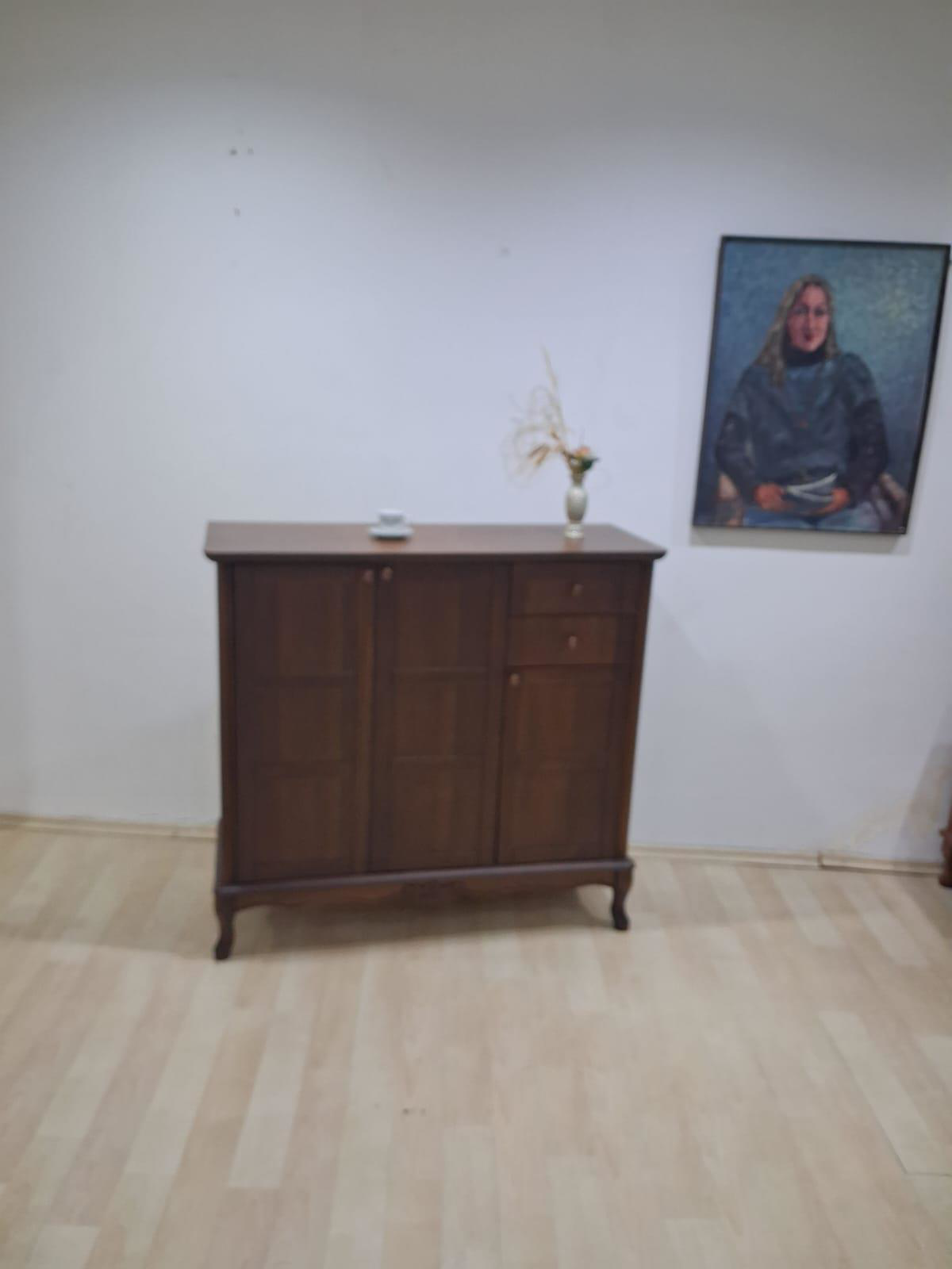 Ayakkabılık 17701 Klasik Model Kaplama Kayın Aslan Ayak Parlak CE