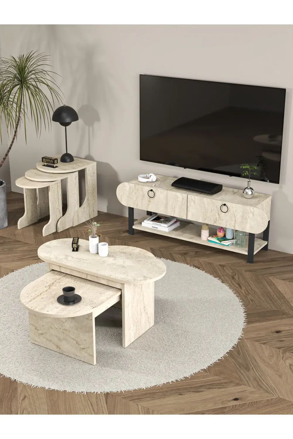 Ayakkabılık Ahşap 2 Kapaklı Metal Raflı 4 Katlı Çok Amaçlı Atlant