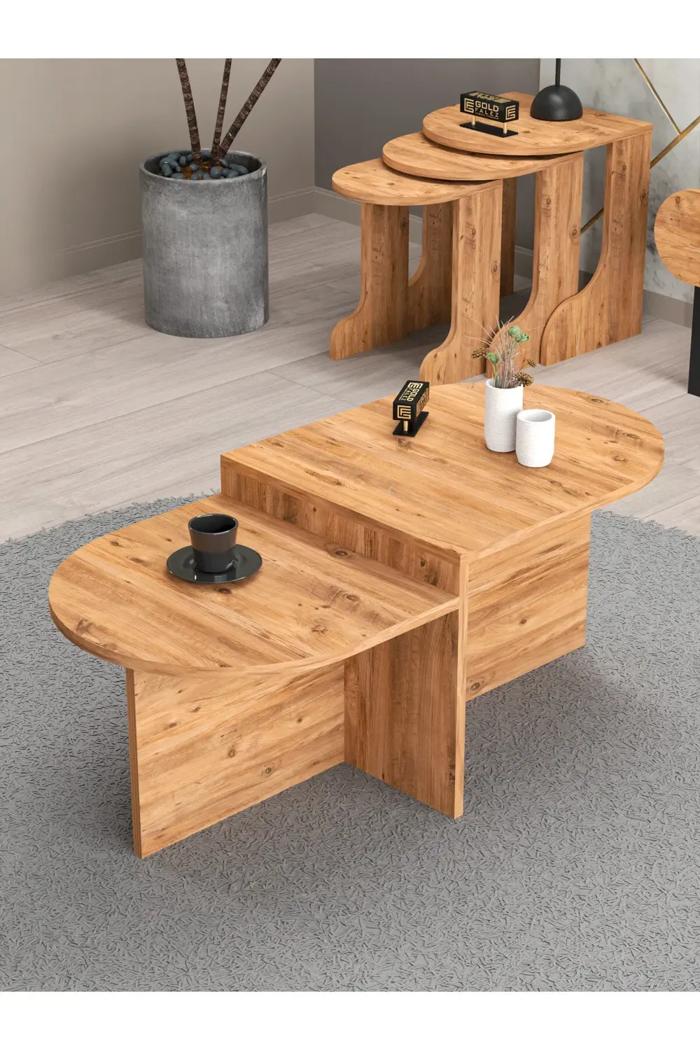 Ayakkabılık Ahşap 2 Kapaklı Metal Raflı 4 Katlı Çok Amaçlı Beyaz