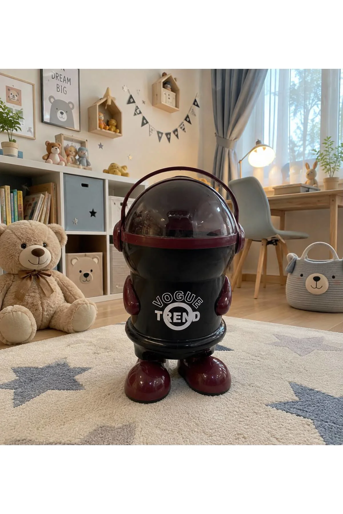 Ayaklı Astronot Sevimli Robot Çocuk Odası Çöp Kutusu Fiyatı, Yorumları ve Özellikleri