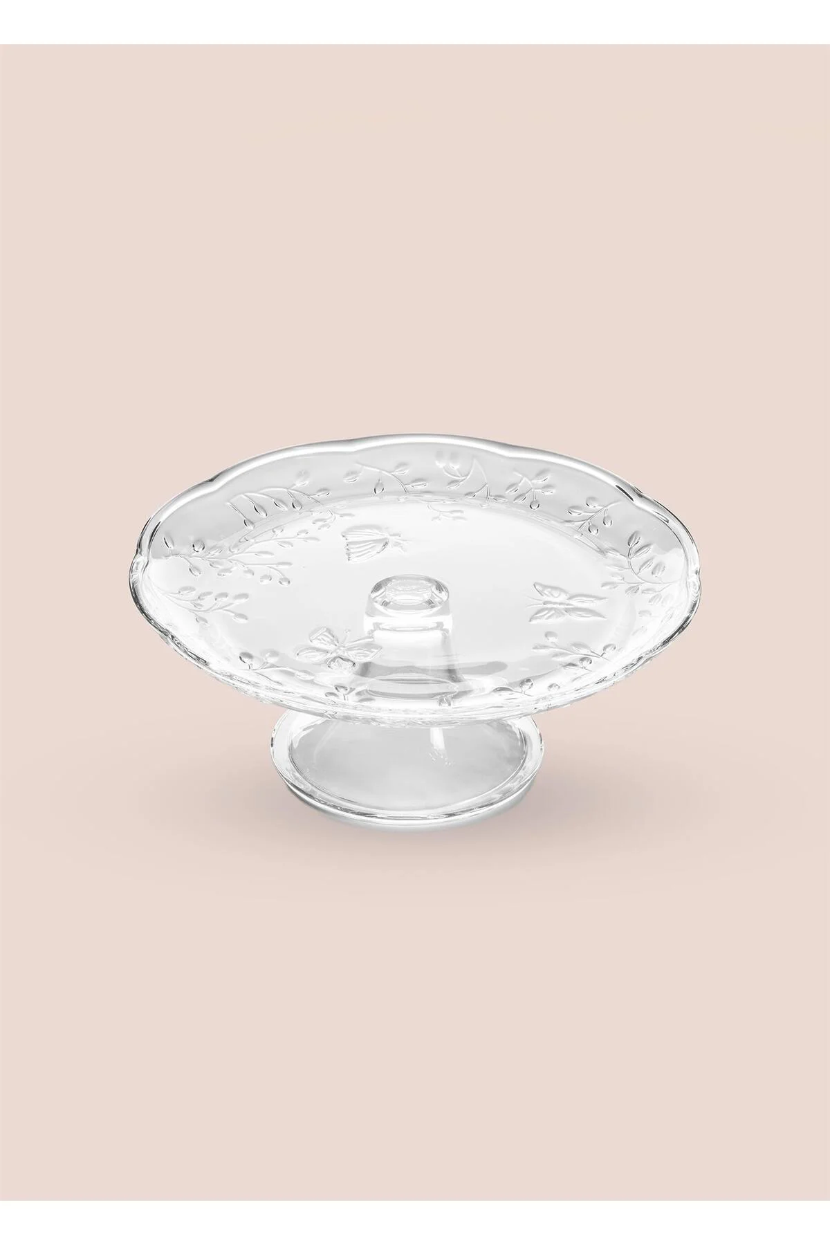 Ayaklı Cam Sunum Tabağı 27x27x11 cm CAM0499