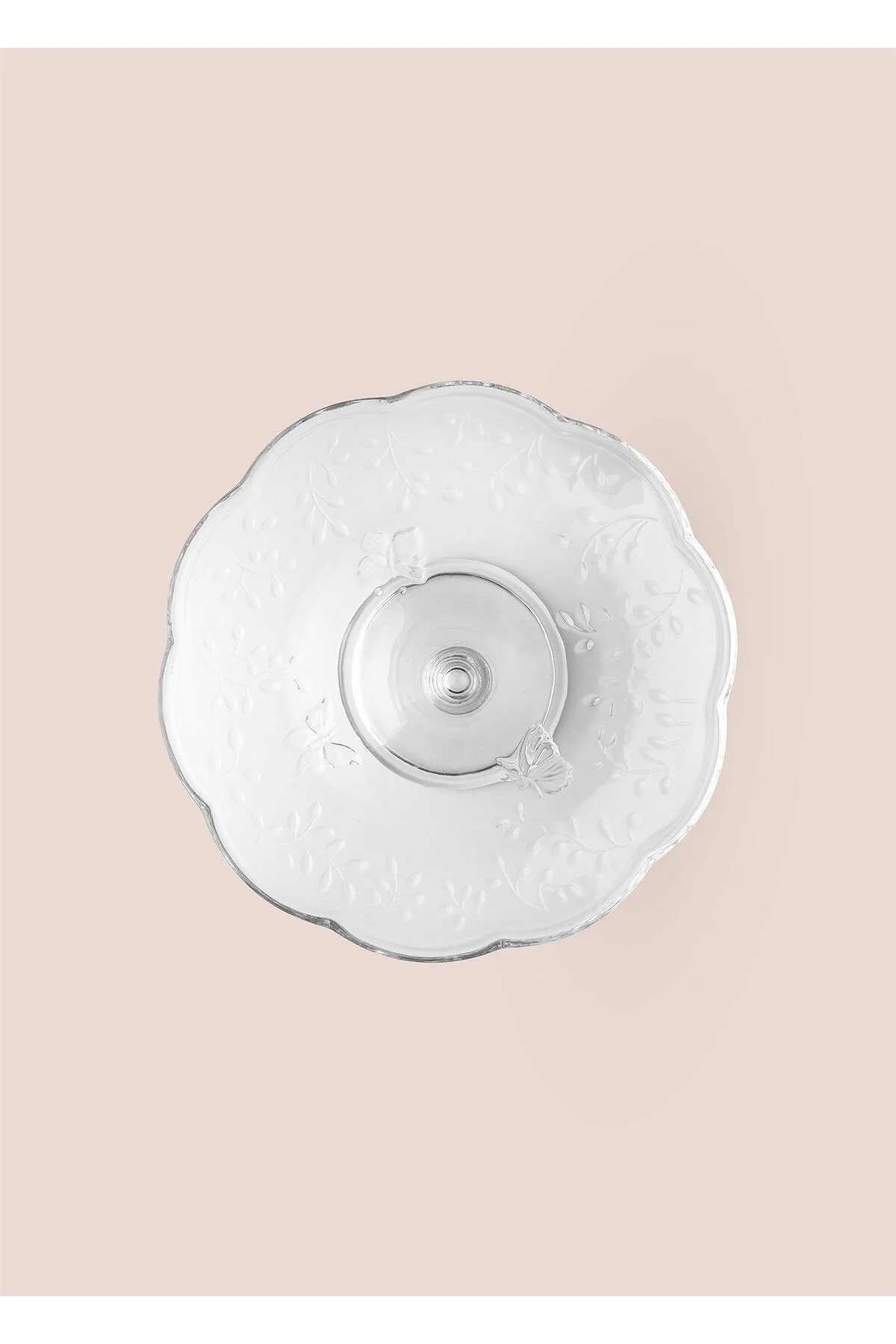 Ayaklı Cam Sunum Tabağı 20x10 cm CAM0500