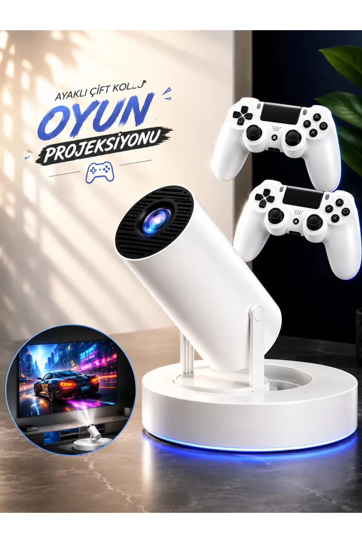 AYAKLI ÇİFT KOLLU OYUN PROJEKSİYONU