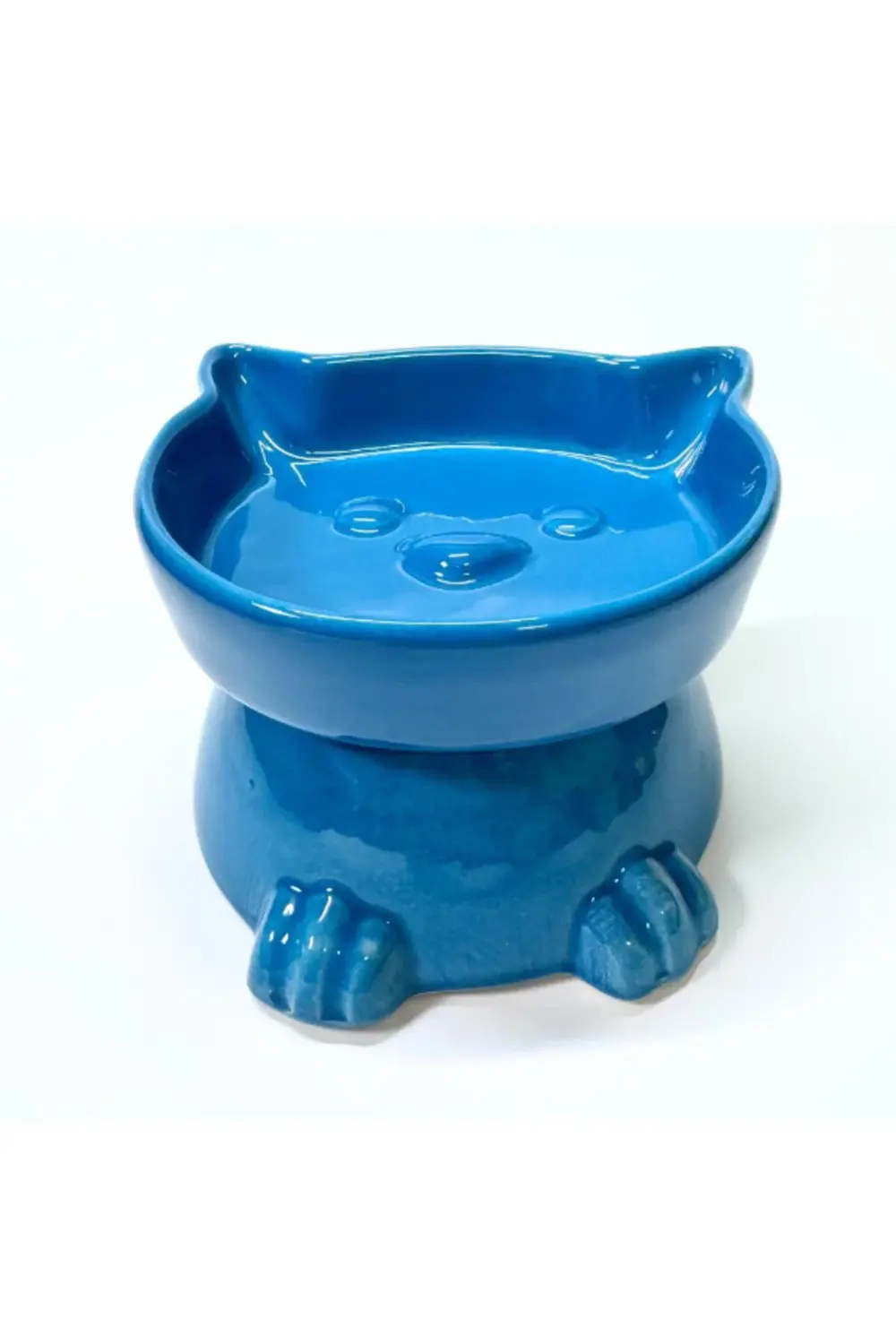 Ayaklı Kulaklı Seramik Mama Kabı