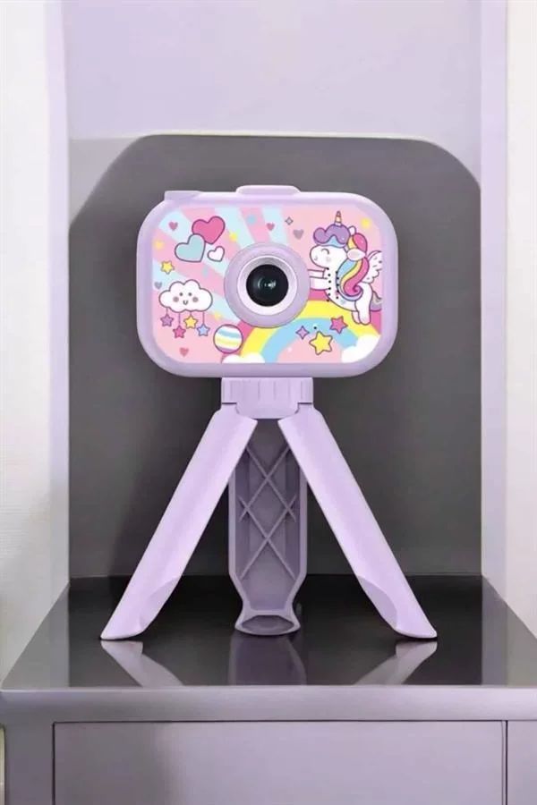 Ayaklı Mini Fotoğraf Makinesi Çocuk Için Eğitici Video Kamera - Lisinya