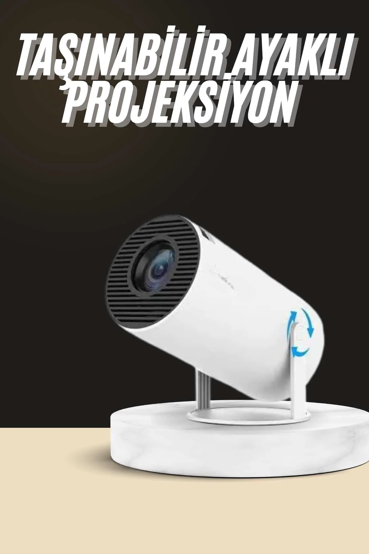 Ayaklı Projeksiyon Taşınabilir Mini Projektör Sinema Projektörü Android Ayaklı Projeksiyon Taşınabilir Mini Projektör Sinema Projektörü Android