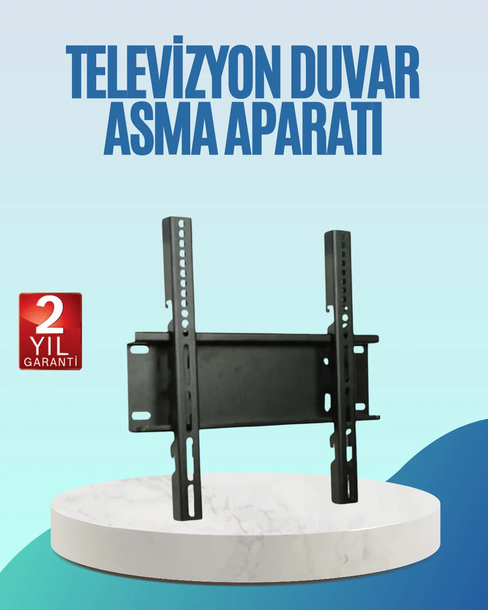 Ayarlanabilir 32-42 İnç LED TV Duvar Askı Braketi - 40kg Taşıma Kapasitesi ve Güvenli Montaj