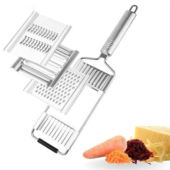 Ayarlanabilir 3 Farklı Başlıklı Tutmalı Sebze Dilimleyici Peynir Ayarlanabilir 3 Farklı Başlıklı Tutmalı Sebze Dilimleyici Peynir