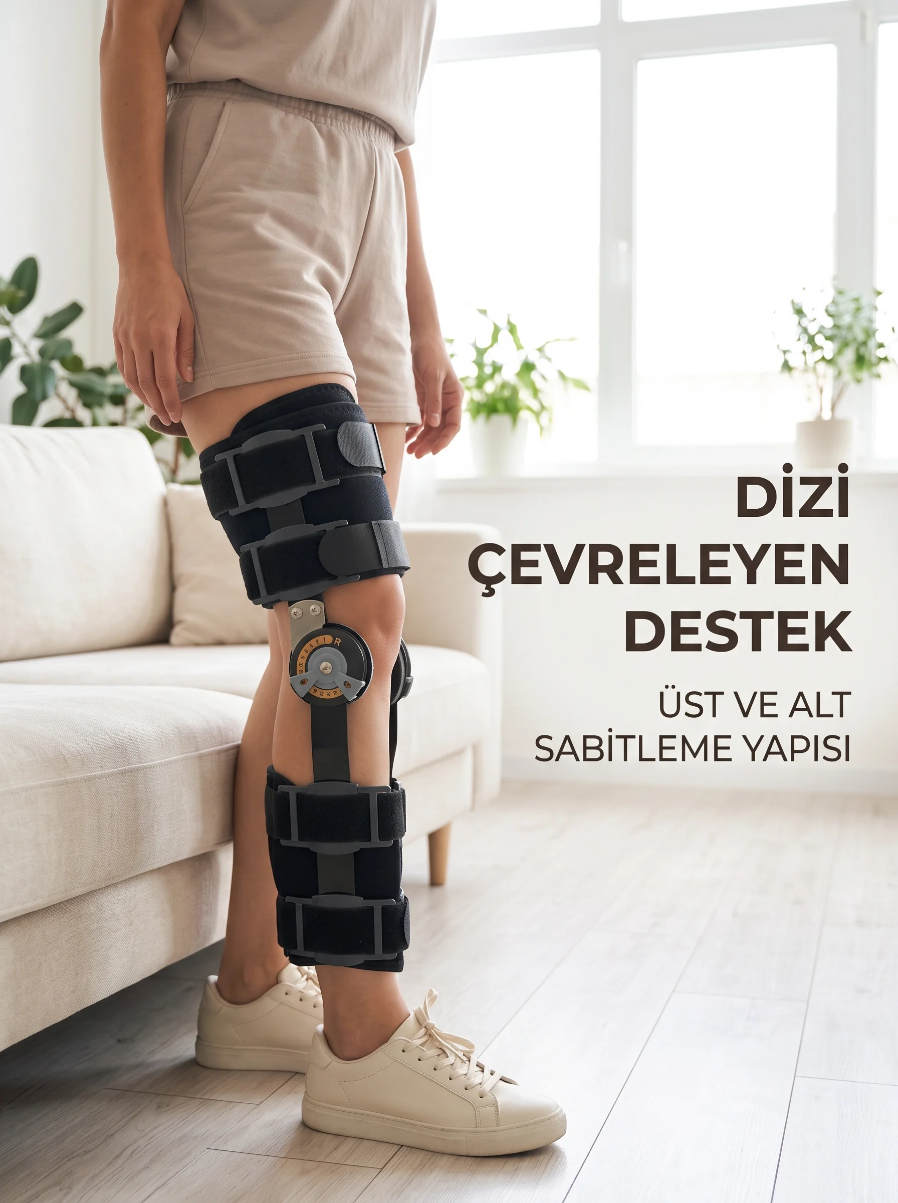 Ayarlanabilir Açı Kontrollü Dizlik Yan Destekli Menteşeli Diz Sabitleme Aparatı Fiyatı, Yorumları ve Özellikleri