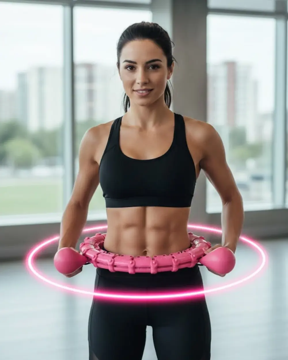 Ayarlanabilir Akıllı Hula Hoop 680 Gr Ağırlıklı Egzersiz Halkası