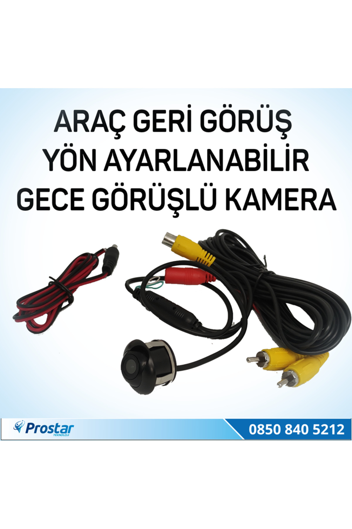 Prostarteknoloji Ayarlanabilir Araç Geri Görüş Kamerası