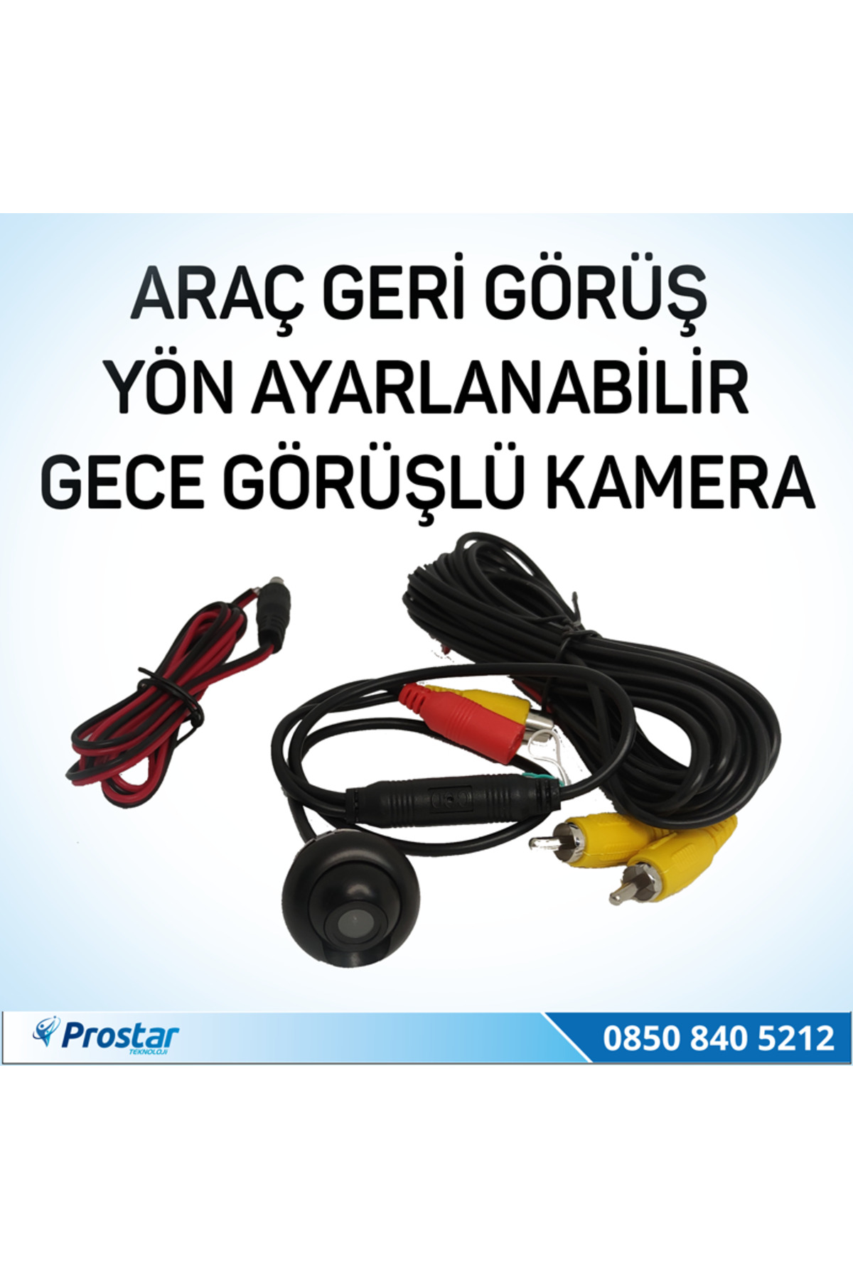 Prostarteknoloji Ayarlanabilir Araç Geri Görüş Kamerası
