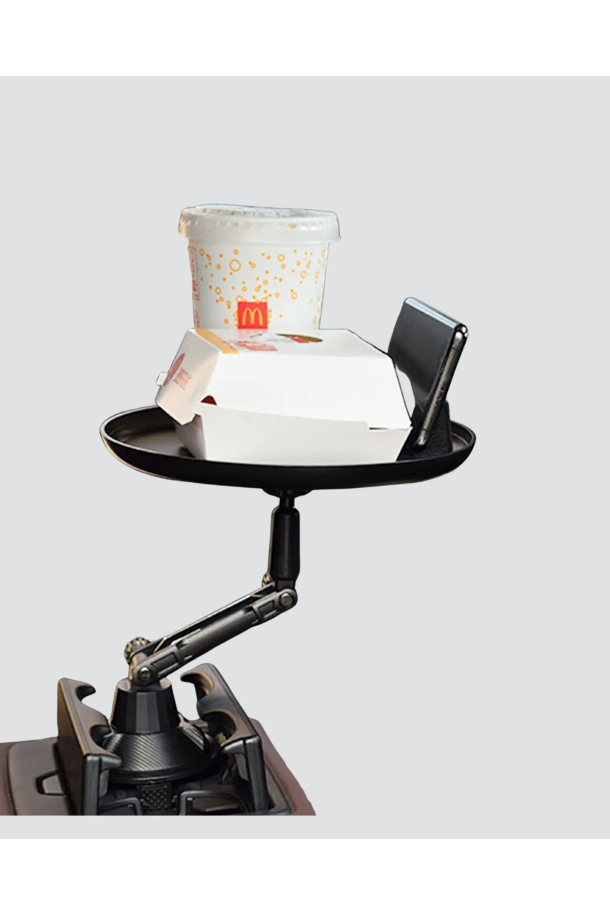 Ayarlanabilir Araç İçi Bardaklık Tepsisi 9 İnç Geniş Alan ve Tele