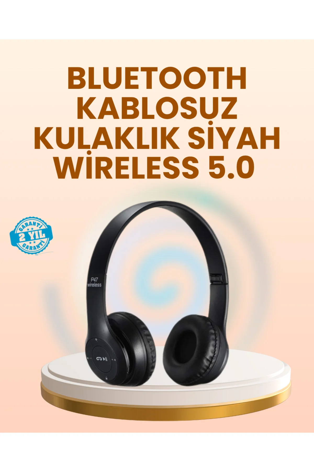 Ayarlanabilir Baş Bandı Ve Yumuşak Kulak Yastıklı Bluetooth Kulak