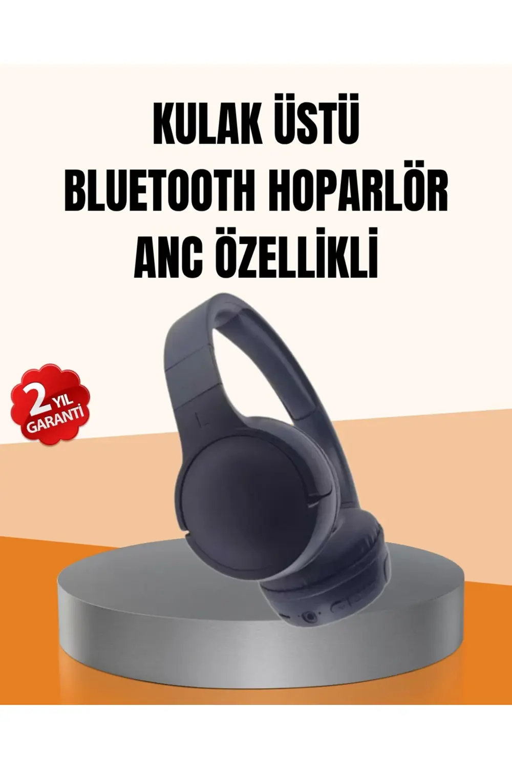 Ayarlanabilir Baş Bantlı Kablosuz Kulak Üstü Kulaklık