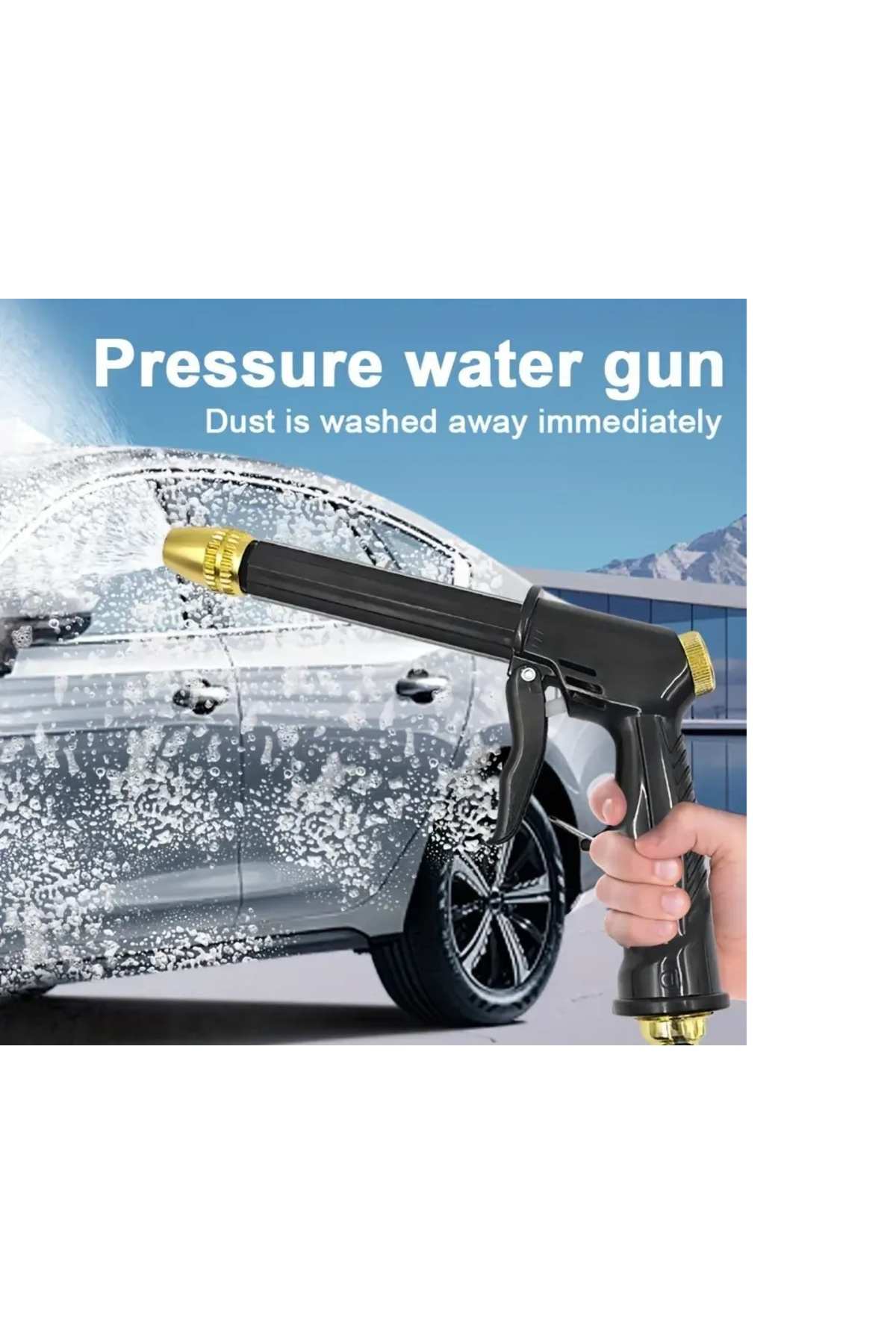 Ucuz Toptan Perakende Ayarlanabilir Basinçli Çok Fonksiyonlu Yikama Tabancasi