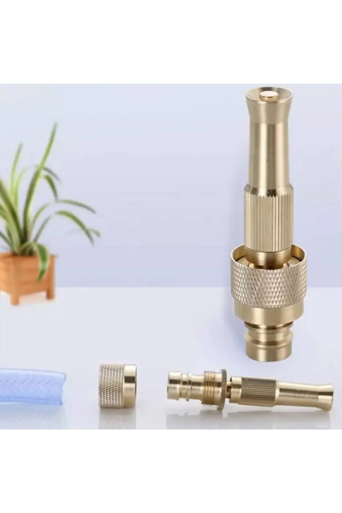 Ayarlanabilir Basınçlı Hortum Başlığı Gold /Bay Her Telden