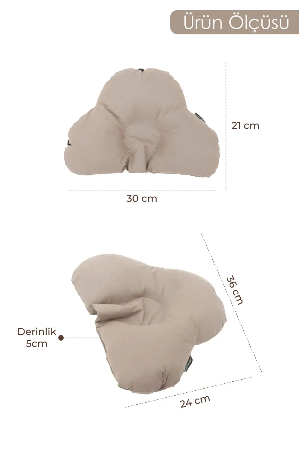 Ayarlanabilir Bebek Düz Kafa Yastığı, Yenidoğan Baş Yastık, Bebek