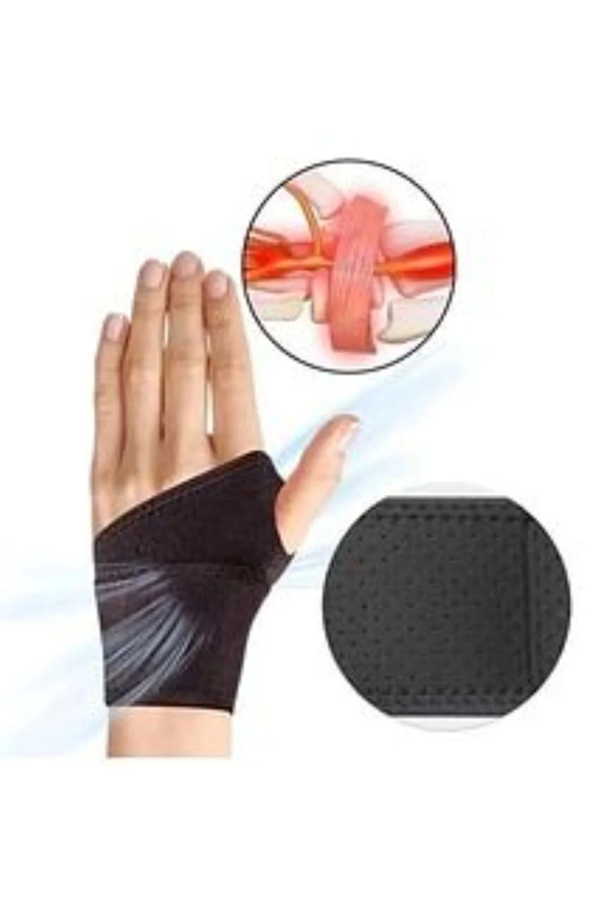 Ayarlanabilir Destekli Kadın erkek El Bilekliği Sağ Sol El Uyumlu