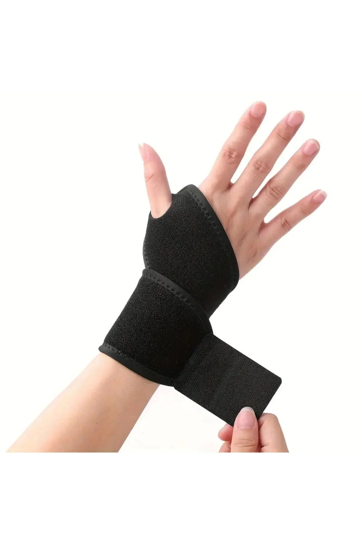 Ayarlanabilir Destekli Kadın erkek El Bilekliği Sağ Sol El Uyumlu