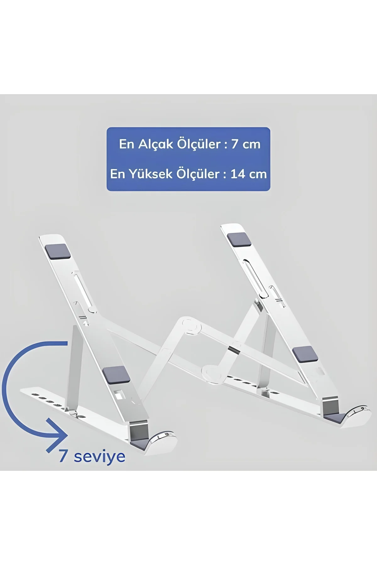 Ayarlanabilir Dizüstü Destek Tabanı Tamamen Katlanabilir Taşınabi