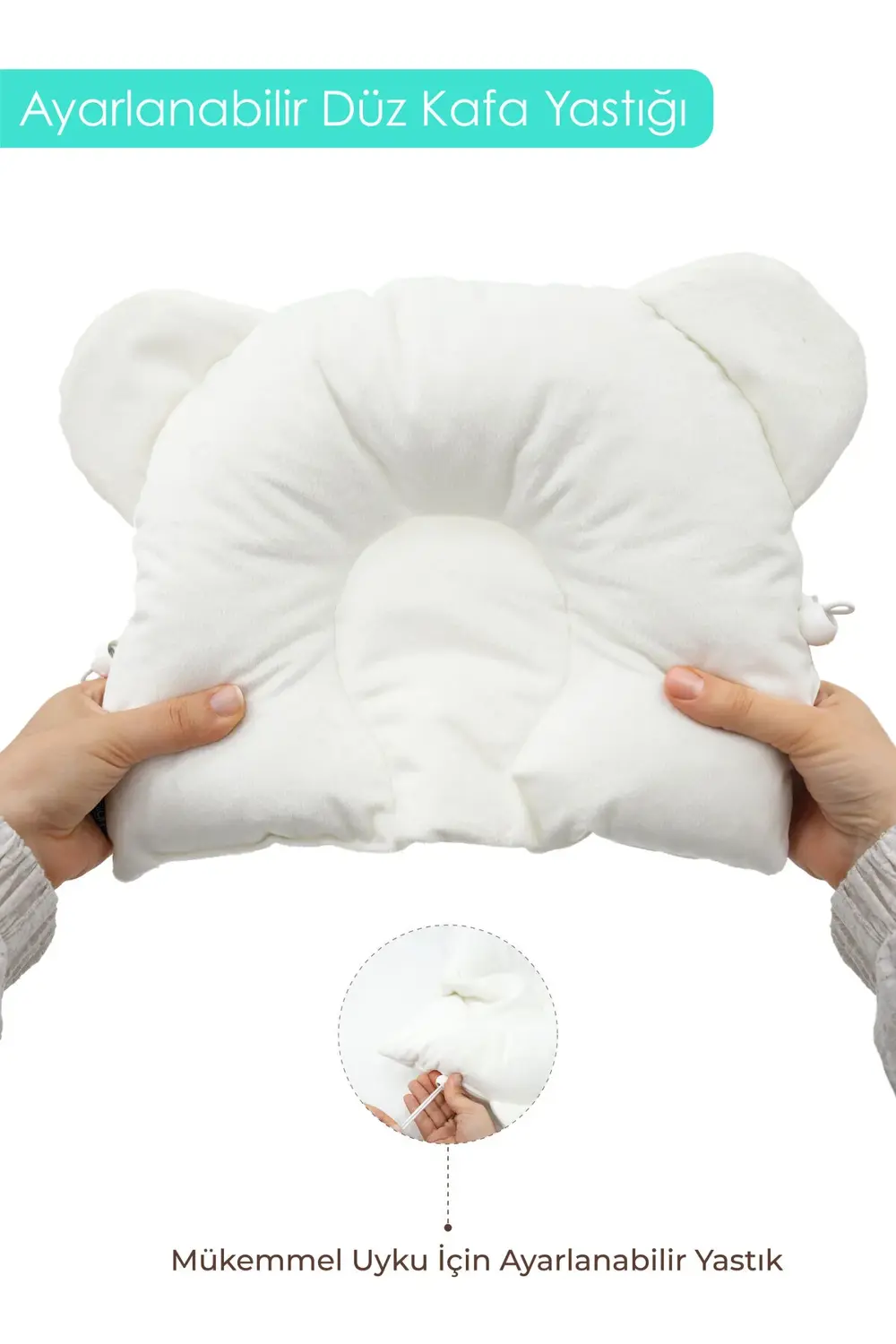 Ayarlanabilir Düz Kafa Yastığı, Yenidoğan Baş Yastık, Bebek Uyku