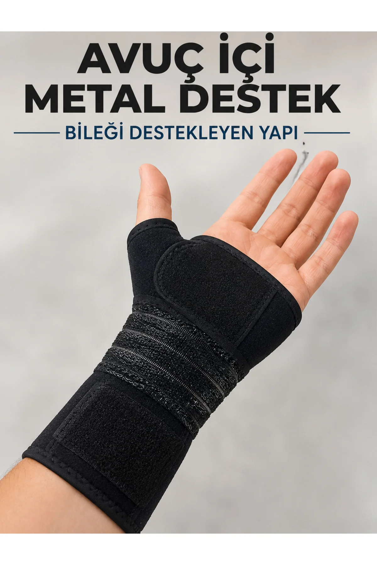 Ayarlanabilir El Bilek Desteği Metal Destekli Cırtlı Bileklik El Ateli Ayarlanabilir El Bilek Desteği Metal Destekli Cırtlı Bileklik El Ateli